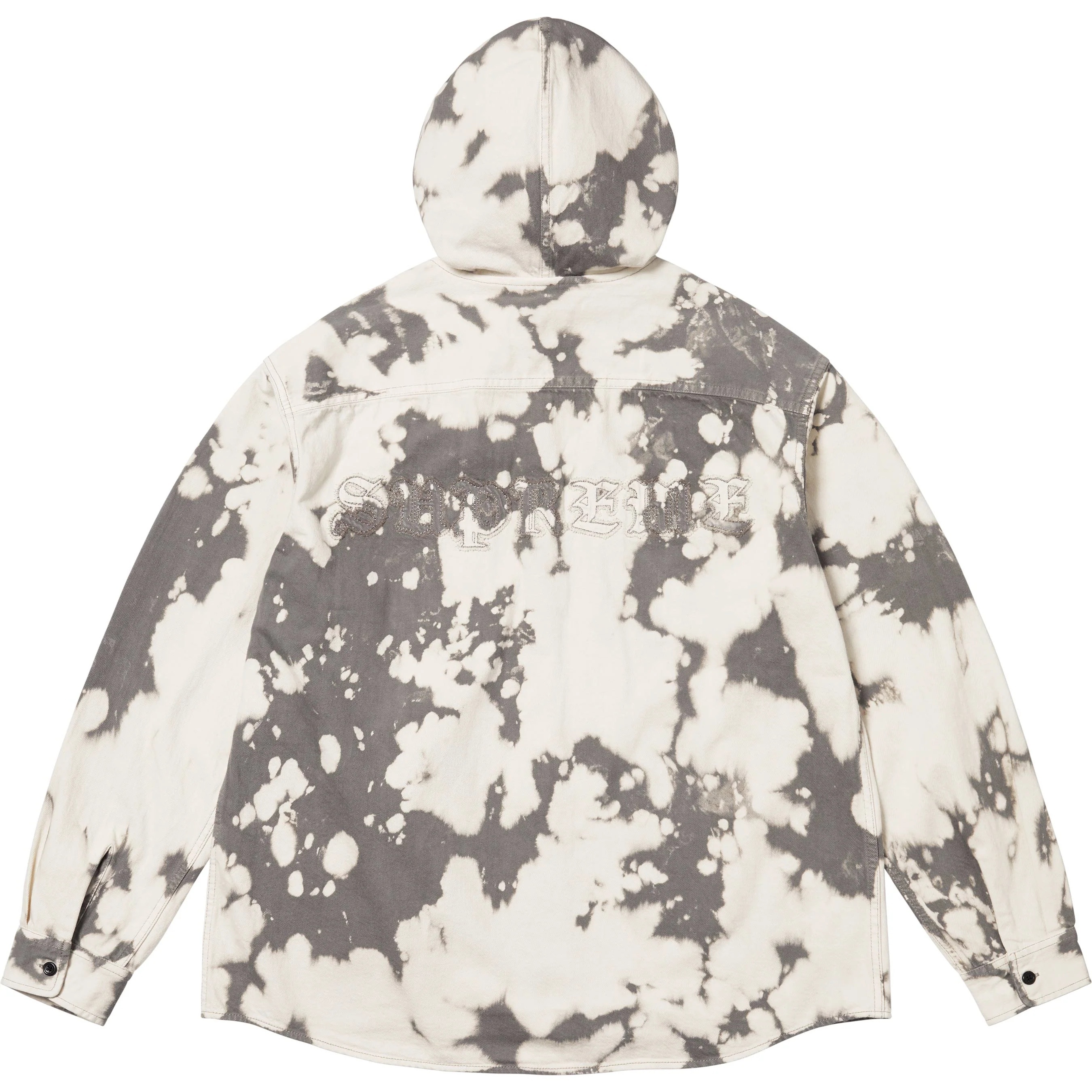 Hooded Denim Shirt view 11